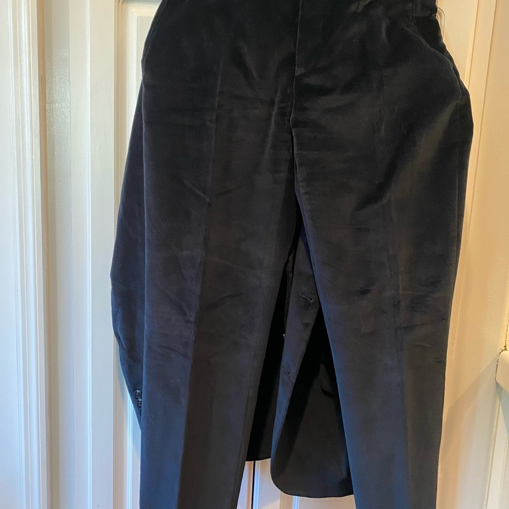Marc Jacobs Mens Midnight Blue Velvet Suit - Picture 6 of 7
